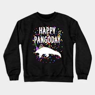 Pangolin Rescue Love Happy Pangoday Respect Crewneck Sweatshirt